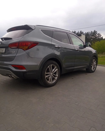 Hyundai Santa Fe cena 147600 przebieg: 119646, rok produkcji 2017 z Dobre Miasto małe 781